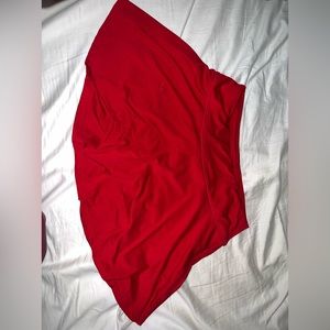 Red cute sport skort skirt. Has pockets on inside!